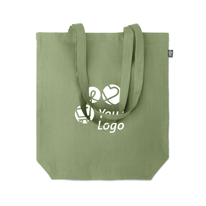 Shopper in canapa tessile personalizzabile