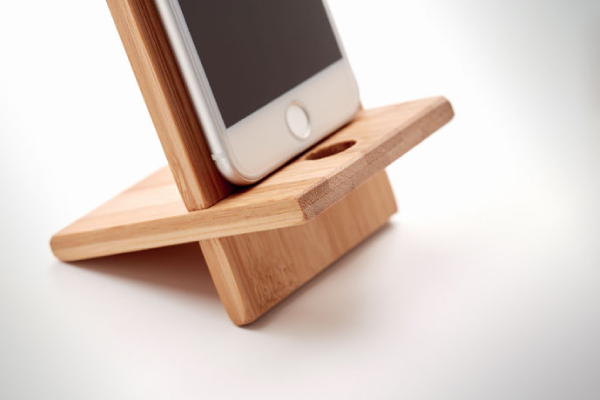 Supporto per telefono in bamboo